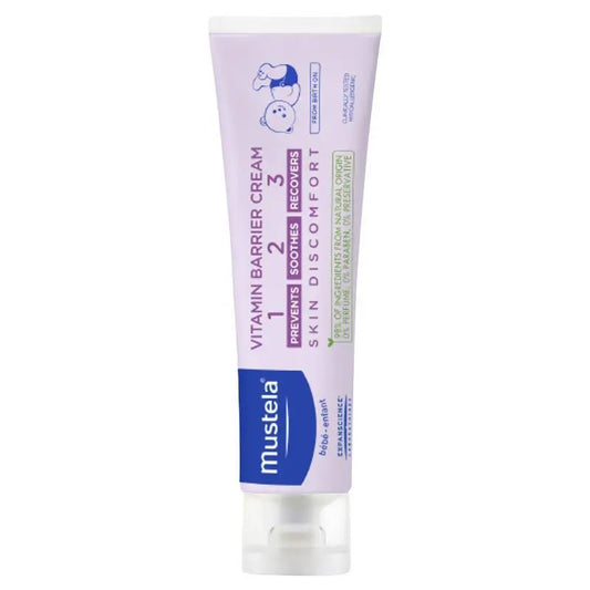 Mustela Vitamin Barrier Cream Fragrance Free 100ml