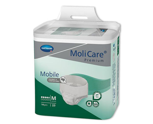 MoliCare Premium Mobile 5D Medium Green - 14 Pack