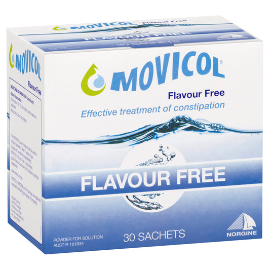 Movicol Adult Flavour Free 30'S
