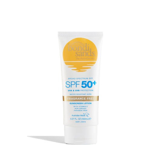 Bondi Sands SPF 50+ Body Sunscreen Lotion Fragrance Free 150ml