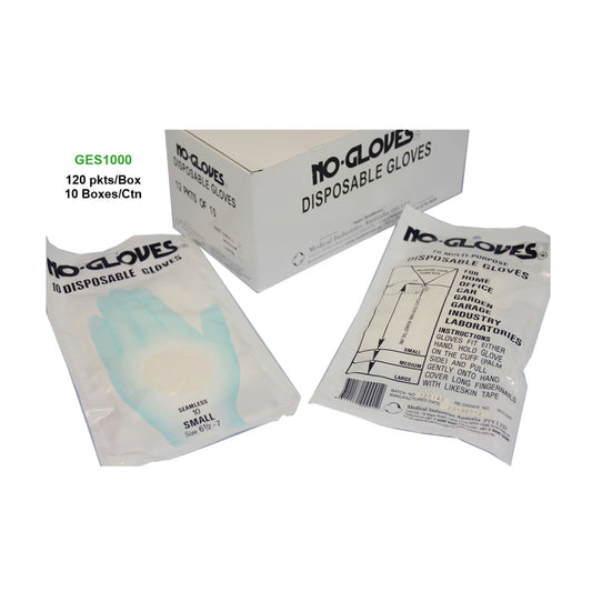NO Gloves Disposable Gloves Vinyl Small 10 Pack