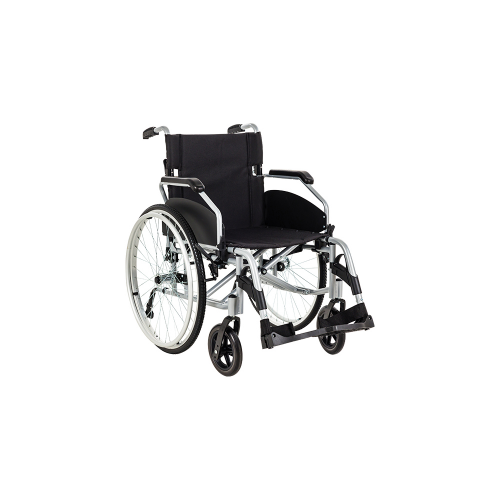 MLE Wheelchair Aluminium Self Propelled Silver