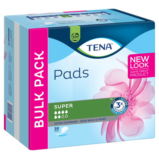Tena Lady Pads Super Bulk 30 Pack
