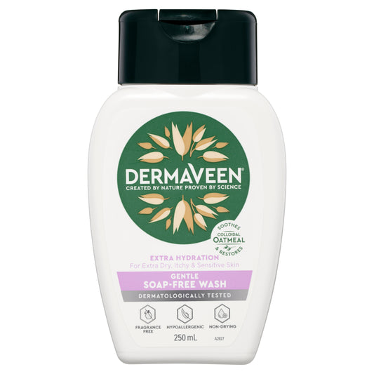 DermaVeen Extra Gentle Soap Free Wash 250ml